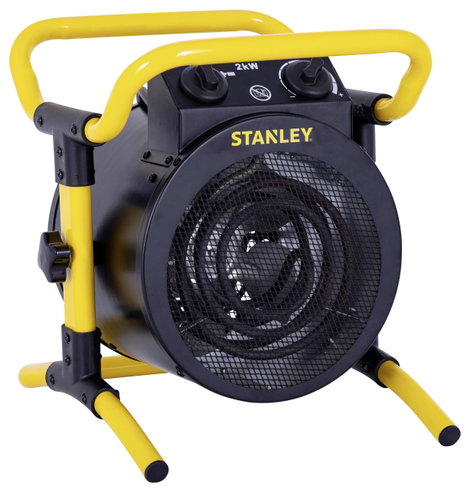 STANLEY SXJH102000E Fűtőventilátor 2000W 20 m² Fekete/sárga 3. kép