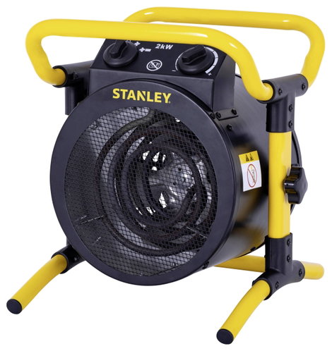 STANLEY SXJH102000E Fűtőventilátor 2000W 20 m² Fekete/sárga 4. kép