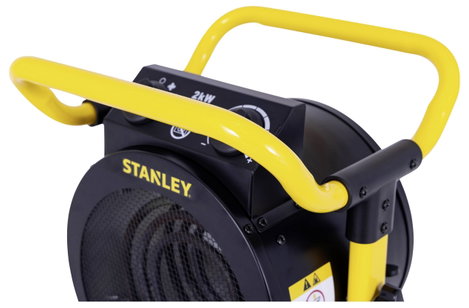 STANLEY SXJH102000E Fűtőventilátor 2000W 20 m² Fekete/sárga 9. kép