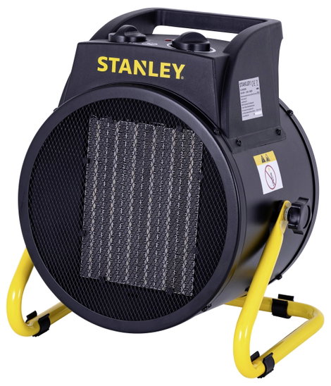 STANLEY SXJH005000E Fűtőtest 5000W 30 m² Fekete/sárga 4. kép