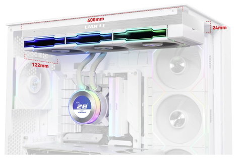 Lian Li HYDROSHIFT II LCD-C 360TL Számítógép vízhűtés 3. kép