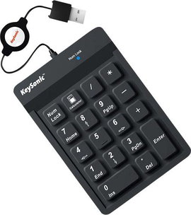 Gumi billentyűzet, Keysonic ACK-118 BK