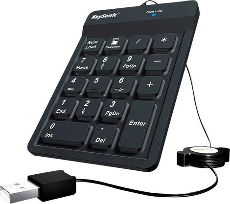 Gumi billentyűzet, Keysonic ACK-118 BK 3. kép
