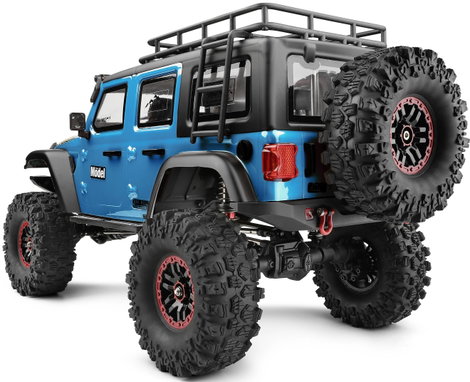 WL Toy Kék (fémes) Brushed 1:10 RC modellautó Elektro Crawler 4WD RtR 2,4 GHz Akkuval és töltőkészül 10. kép