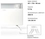Bosch Home Comfort HC4000-20 Konvektor 2000 W Fehér 7. bélyegkép