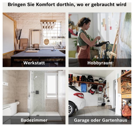 Bosch Home Comfort HC4000-15 Konvektor 1500 W Fehér 6. kép