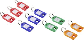 Elevar Kulcstartó SP-13503852 SP-KC-001 4 színű, Piros, Kék, Narancs, Zöld 10 db