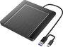 Xlyne DVD író, külső USB-A, USB-C®, USB-A (USB 2.0) Fekete bélyegkép