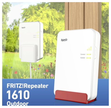 AVM WiFi 6 hatótávnövelő FRITZ!Repeater 1610 Outdoor 20003161 5. kép
