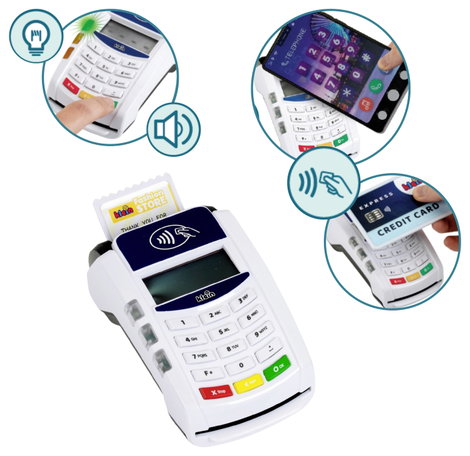 Theo Klein 7274 PoS terminál és gyermek mobiltelefon | Fénnyel, hanggal és érintésmentes fizetési fu 4. kép