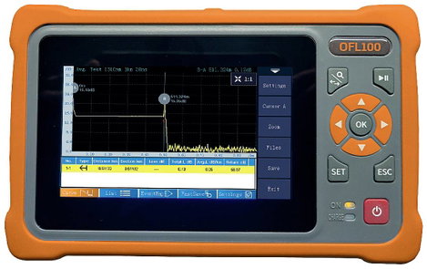 Üvegszál ellenőrző készülék 55501334 Tempo Communications OFL100 OTDR 2. kép