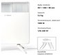 Bosch Home Comfort HC4000-10 Konvektor 1000 W Fehér 7. bélyegkép