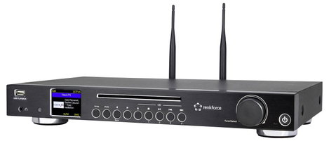 Renkforce RF-DAB-IR1702 CD-s internetrádió DAB+, FM, Internet CD, Bluetooth®, DLNA, WLAN, Internetrá 2. kép