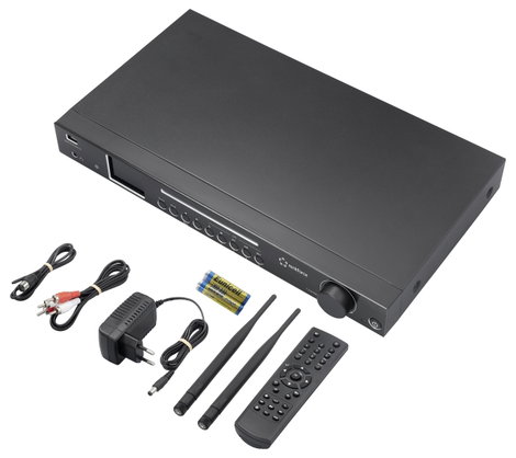 Renkforce RF-DAB-IR1702 CD-s internetrádió DAB+, FM, Internet CD, Bluetooth®, DLNA, WLAN, Internetrá 6. kép