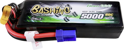 Gens ace Akkucsomag, LiPo 14.8 V 5000 mAh Tömb EC5