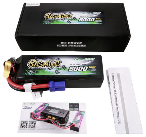 Gens ace Akkucsomag, LiPo 14.8 V 5000 mAh Tömb EC5 5. kép