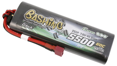 Gens ace Akkucsomag, LiPo 7.6 V 5500 mAh Keménydoboz T-dugó 2. kép