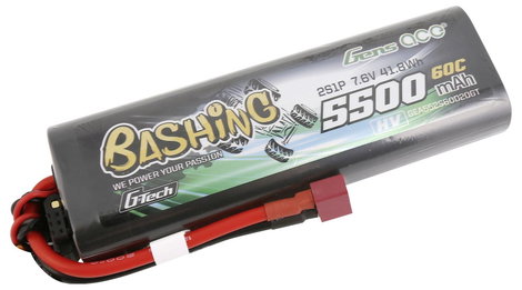 Gens ace Akkucsomag, LiPo 7.6 V 5500 mAh Keménydoboz T-dugó 3. kép