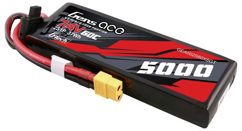 Gens ace Akkucsomag, LiPo 7.4 V 5000 mAh Tömb XT60 2. kép