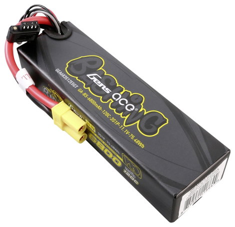 Gens ace Akkucsomag, LiPo 11.1 V 6800 mAh Keménydoboz EC5 3. kép