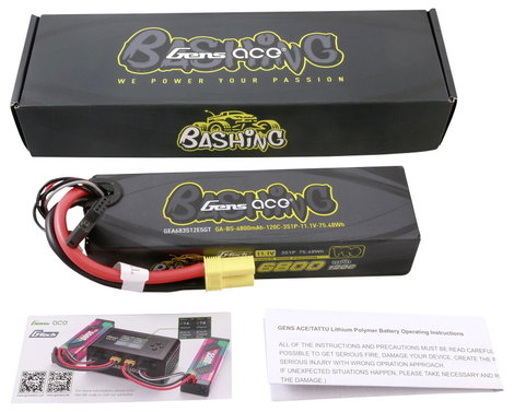 Gens ace Akkucsomag, LiPo 11.1 V 6800 mAh Keménydoboz EC5 5. kép