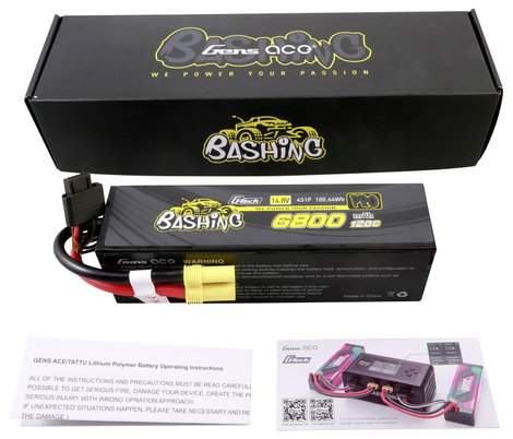 Gens ace Akkucsomag, LiPo 14.8 V 6800 mAh Keménydoboz EC5 5. kép