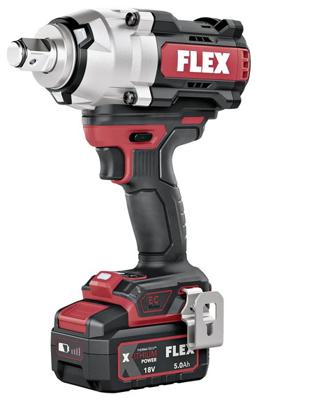 Flex IW 3/4 1600 18-EC 532073 Akkus ütvecsavarozó Vele szállított akkuk száma 0 2.5 Ah, 5 Ah, 8 Ah a 2. kép