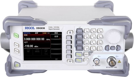 Rigol DSG836A Hálózatról működő függvénygenerátor 9 kHz - 3.6 GHz