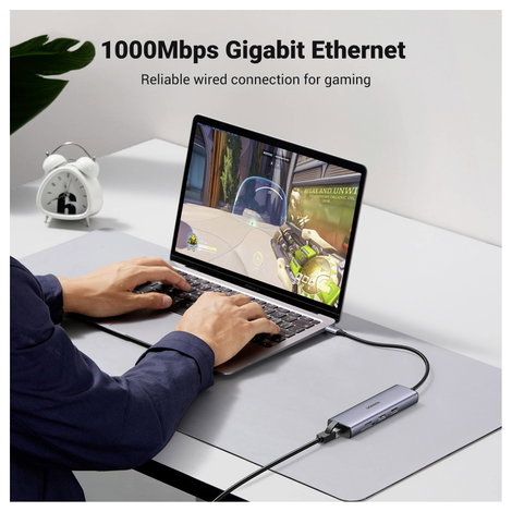 UGREEN USB-C® dokkoló állomás 90568 Alkalmas (márka): univerzálny 5. kép