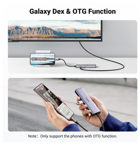 UGREEN USB-C® dokkoló állomás 90568 Alkalmas (márka): univerzálny 6. kép