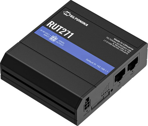 Teltonika RUT271 Router Beépített modem: 5G