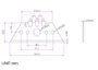 TOOLCRAFT TO-10354665 Trapéz penge 53 10 db 4. bélyegkép