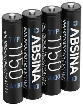 Absina Mikroakku NiMH 1.2 V 4 db