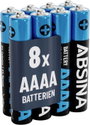 Absina Mini elem (AAAA) Mini (AAAA) Alkáli mangán 1.5 V 500 8 db bélyegkép