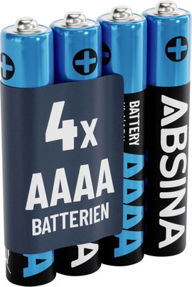 Absina Mini elem (AAAA) Mini (AAAA) Alkáli mangán 1.5 V 500 4 db