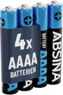 Absina Mini elem (AAAA) Mini (AAAA) Alkáli mangán 1.5 V 500 4 db bélyegkép