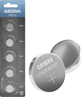 Absina Gombelem CR 1632 3 V 5 db Lítium