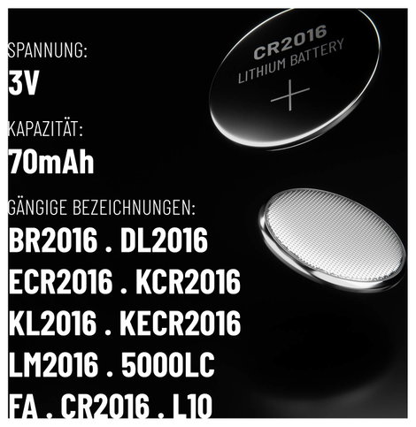 Absina Gombelem CR 2016 3 V 5 db Lítium 2. kép