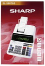 Sharp Tischrechner druckend EL-2607 LG 12 Stellen, schwarz/rot Druck Univerzális Asztali számítógép 4. bélyegkép