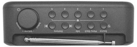 Pure Elan One2 Charcoal EU/UK/AU Táskarádió DAB+, FM Bluetooth®, DAB+ Fekete 6. kép