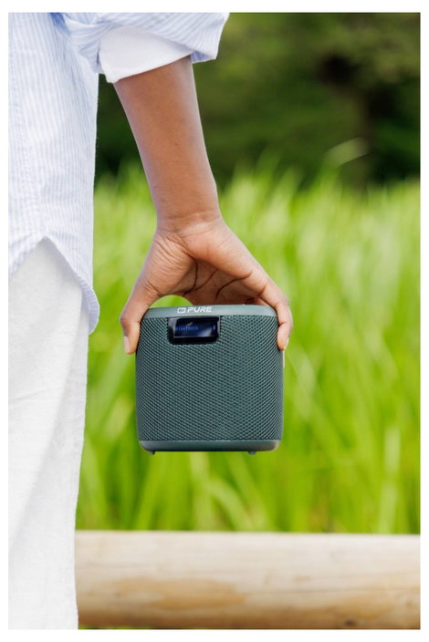 Pure Woodland Mini Green EU/UK/AUS Bluetooth hangfal Fekete, Zöld 6. kép