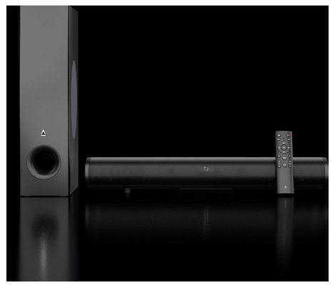 Creative Stage Pro Soundbar Fekete Bluetooth, Vezeték nélküli mélysugárzóval, USB 2. kép