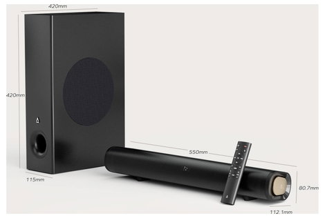Creative Stage Pro Soundbar Fekete Bluetooth, Vezeték nélküli mélysugárzóval, USB 3. kép