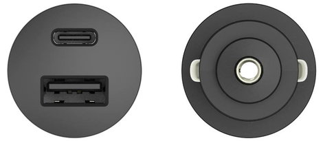 Motorola USB-s töltőkészülék 45 W USB-A, USB-C® Quick Charge 3.0 Fekete 6. kép