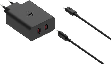 Motorola USB-s töltőkészülék 125 W USB-C® Power Delivery 3.0 Fekete