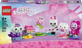 11215 LEGO® Gabby’s Dollhouse Gabby babaháza Gabby macskabarátai LEGO kockákból (11215)