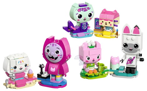 11215 LEGO® Gabby’s Dollhouse Gabby babaháza Gabby macskabarátai LEGO kockákból (11215) 2. kép