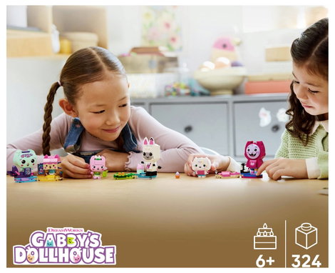 11215 LEGO® Gabby’s Dollhouse Gabby babaháza Gabby macskabarátai LEGO kockákból (11215) 6. kép