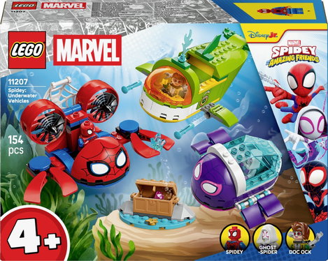 LEGO® MARVEL SUPER HEROES 11207 Pókember: Víz alatti járművek (11207)