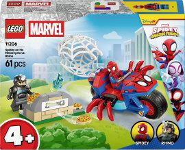 LEGO® MARVEL SUPER HEROES 11206 Pókember motoron vs. Orrszarvú (11206)